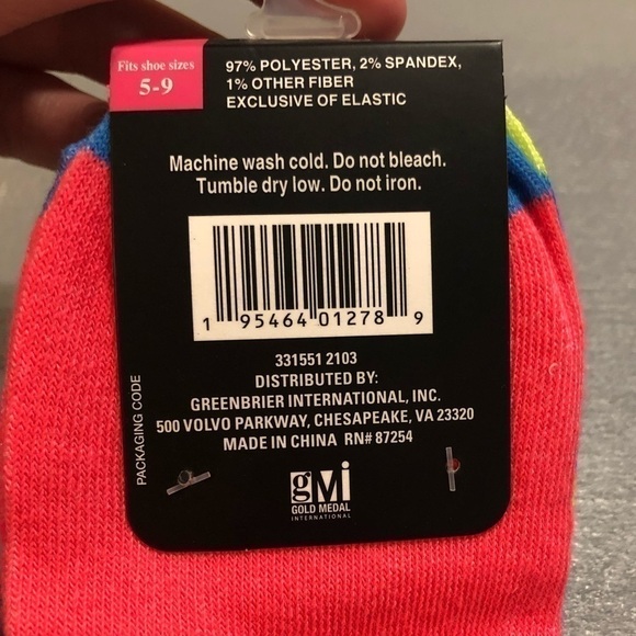 5/$13 Beverly Hills Polo Club girls socks. Size 5-9 New with tags - Picture 6 of 8